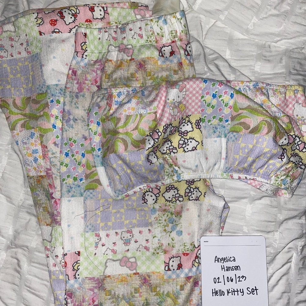 Hello Kitty Flare Pant and Tube Top Set